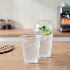 QUANG QUAN 12oz/24oz High Transparency Recyclable PP Single Wall Round Beverage <b>Cups</b> 95mm Diameter for Coffee - Product Image 1