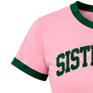   เสื้อยืดพิมพ์ลายกราฟิก Sisterhood Pink Ladies แขนสั้น คอกลม แฟชั่นลำลอง แรงบันดาลใจจากสมาคมนักศึกษาหญิง - Product Image 4