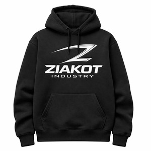 Sudadera con Capucha Personalizada de Alta Calidad, Fabricante, Unisex, Manga Larga, Fitness, Holgada, Sudadera de Mezclilla, Sudadera con Capucha Negra y Blanca, Nueva - Product Image 1