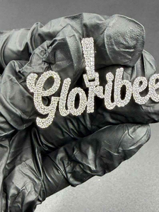 Moissanite Godfather Pendant Iced Out Luxury Hip Hop <b>Custom</b> <b>Name</b> <b>Necklace</b> Statement Jewelry for Men - Product Image 2
