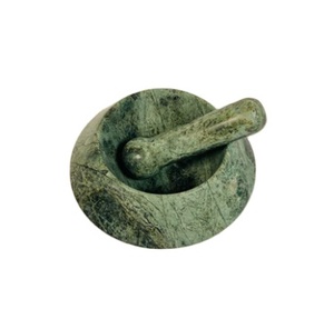 Ensemble mortier et pilon de sauge bol de meulage en pierre de granit naturel de 4 pouces pour les herbes épices cuisine fournisseur en gros - Product Image 6