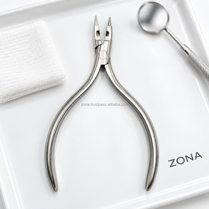 Pince orthodontique jeune à bec escalonné pour la mise en forme des fils, en acier inoxydable, instrument dentaire orthodontique manuel multifonctionnel - Product Image 3