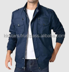 Chaqueta de Lona, Chaqueta de Motociclista, Chaqueta de Lona de Algodón a la Moda para Hombre - Product Image 3