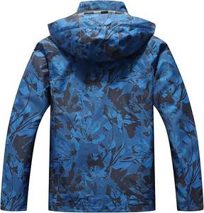 Chaqueta Cortavientos Larga de Invierno para Hombre, Diseño de Marca, con Capucha, Cuello Alto, Estilo Vintage, Ligera y Resistente al Viento, Venta al Por Mayor - Product Image 4