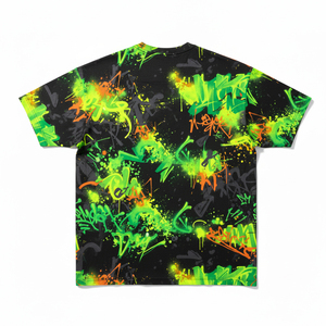 T-shirt surdimensionné personnalisé pour homme, imprimé graphique vintage, coton lourd, streetwear, coupe ample, unisexe - Product Image 3