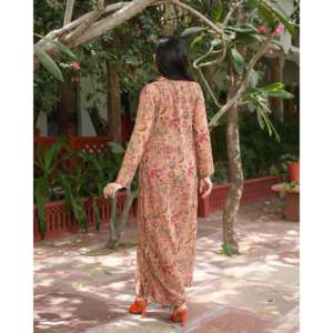 Conjunto de bolero transpirable de manga larga de gasa color marrón chocolate para mujer, talla XS - Product Image 1
