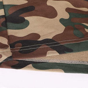 <b>Men's</b> Camouflage Cotton <b>Shorts</b> <b>Elastic</b> <b>Waist</b> Casual Style Breathable Fabric Mid Rise Printed Pattern - Product Image 5
