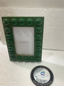 Modern Handmade Luxury Resin DIY Photo Frame | Stylish <b>Tabletop</b> Picture Frame for Living Room Decor - Product Image 2