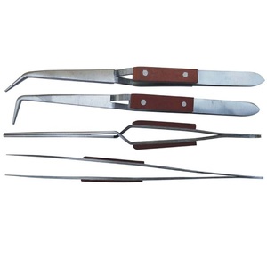 COBECO INSTRUMENTS ชุดเครื่องมือผ่าตัด 4 ชิ้น แหนบสแตนเลส ด้ามไม้ ได้รับการรับรองมาตรฐาน CE ระดับ I เพื่อความแม่นยำ - Product Image 3