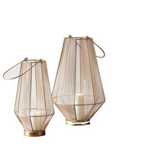 Lanternes en fil métallique, lot de 2 pièces - Product Image 1