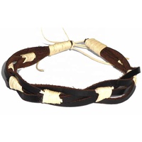Bracelet en cuir à nœud réglable de haute qualité Bracelets à la mode en dentelle et cordons