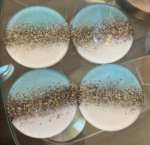 Premium Handcrafted Resin Coasters for Dining Mats & Pads for Your <b>Tabletop</b> Use - Product Image 1