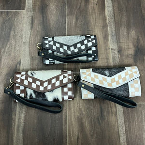 Bolso de Mano de Cuero Vacuno Premium 2025 con Diseño a Cuadros para Mujer, Nuevo Bolso de Cuero Repujado a Mano de Gran Capacidad, Cartera de Moda - Product Image 4