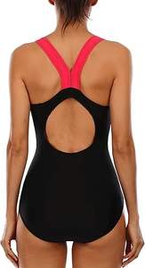 Combinaison de bain une pièce pour femme à séchage rapide, très extensible, prix compétitif, en vente - Product Image 5