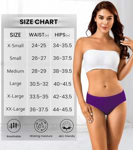 Culotte Femme Tricotée Respirante Taille Basse Pure Balance – Tissu Doux, Extensible et Stable, Couvrance Totale Quotidienne - Product Image 6