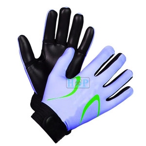 Gants de course au design sportif pour hommes, en polyester chaud, résistants à l'eau, doublure douce, antidérapants, tissu durable, gants de course sportifs - Product Image 1