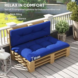 Cuscini a righe per panche da esterno per campeggio, camere da letto e hotel - Product Image 4