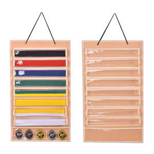 Ceinture d'arts martiaux P9FC de type lourd, double couleur, 280 mm, pour adultes, fitness - Product Image 2