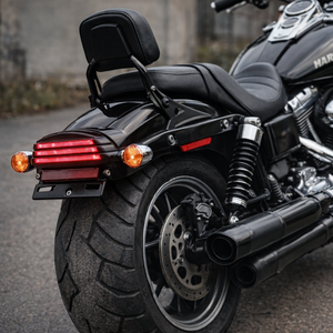 Feu arrière LED fumé/transparent TL077, 4-en-1 pour Harley Dyna Fat <span class=keywords><strong>Bob</strong></span> FXDF 2008-2011, modification - Product Image 1