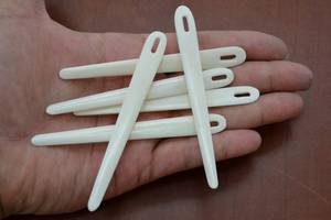 Handmade Bone Nailbinding <b>Needles</b> Oval Craft <b>Beads</b> For Art And Collectible Natural Crafts Durable At Competitive Prices - Product Image 2
