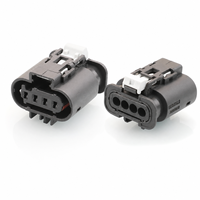 Connecteur Électrique Automobile Étanche IP67 en Nylon Jinhang4p-047S 4 Broches Mâle/Femelle en Cuivre, Faisceau de Câbles Scellé, Prise 12V 5A