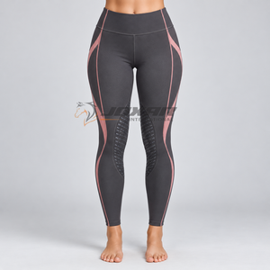 Pantalons d'équitation pour femmes, conçus avec un tissu extensible élastique, des coutures confortables et une coupe sécurisée pour l'équitation et la manutention des chevaux. - Product Image 4
