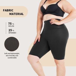 Pantalones Moldeadores de Cintura Alta para Mujer, Negros, Transpirables, de Punto Suave, Elásticos, Control de Cintura, Shorts Elegantes, Ropa Interior Moldeadora - Product Image 5
