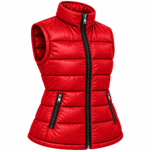 Custom Lightweight <b>Waistcoat</b> Warm Bubble Packable Sleeveless Jacket Plus Size <b>Womens</b> Duck Down Puffer Vest for <b>Women</b> Cotton - Product Image 4