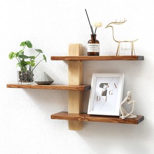 Wood <b>book</b> <b>shelf</b> best quality decor bookshelves produced in Vietnam natural wooden <b>wall</b> racks - Product Image 2
