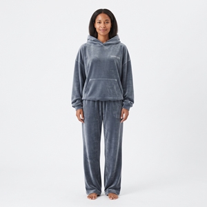 Trending 2026 Women's Breathable Cotton Oversized <b>Hoodie</b> Sweatpants Set Custom Pullover Gym <b>Running</b> Casual Tracksuit - Product Image 1