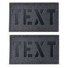 Badge thermocollé découpé au laser de haute qualité avec fixation auto-agrippante pour équipement tactique et de sécurité - Product Image 5