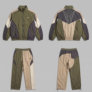Conjunto de Chándal Impermeable de Maternidad para Fútbol al por Mayor, Ropa Deportiva Sólida Personalizada para Equipos OEM - Product Image 1