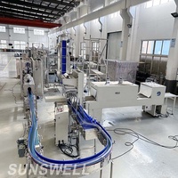 Machine de remplissage de boissons lactées probiotiques biologiques, ligne d'embouteillage aseptique du lait