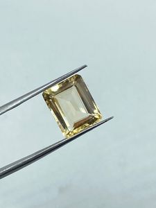 Pierre précieuse naturelle Citrine de qualité supérieure, taille baguette, qualité supérieure, 5,75 carats, 10x12 mm - Product Image 3