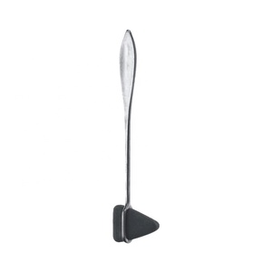 ADAN INSTRUMENTS Marteau de percussion de haute qualité, outil de diagnostic neurologique, manche en métal, embout en caoutchouc noir, certifié CE - Product Image 3
