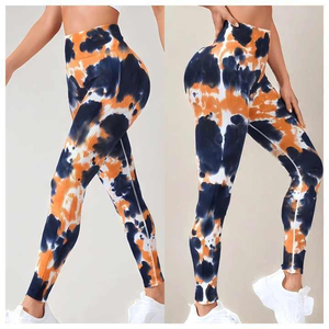 Best Selling Women's XL High Waist Yoga Pants Trending Gym Wear Pockets Seamless High-Waist <b>Leggings</b> including Plus Sizes Solid - Product Image 3