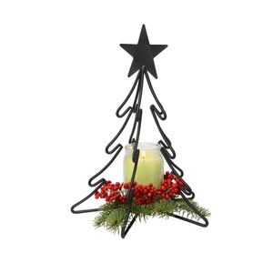 Lanterne porte-bougie en métal avec structure en fer durable pour centres de table de jardin, événements familiaux, dîners et réunions - Product Image 6