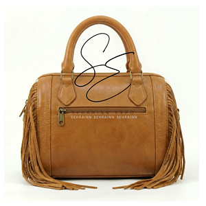 Hair On Cowhide Leather <b>Small</b> Duffle Bag Western Fringe Genuine Leather Purse Bohemian Fashion Cowgirl Speedy <b>Handbag</b> for Women - Product Image 5