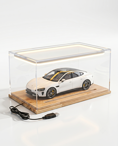 Elegant Acrylic Toy Car <b>Display</b> Box – Durable Rectangle Showcase <b>for</b> Collectible Cars – Clear Multifunction Storage <b>Case</b> - Product Image 4