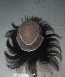 Miraje 100% Human Hair <b>Wig</b> for Men Oupee Silk Base High Density HD Lace <b>Front</b> <b>Wigs</b> Transparent Lace <b>Front</b> Bangladesh Hair Toupee - Product Image 4