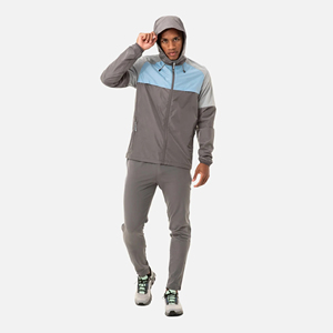 FLY HUMBLE SPORTSWEAR Nouvelle Collection Survêtements Homme Légers à Capuche Col Montant Entièrement Zippés en Nylon Imprimé Léopard pour l'Été - Product Image 5