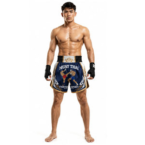 กางเกงมวยไทย MMA คิกบ็อกซิ่ง ศิลปะการต่อสู้ แบบยืดได้ ผลิตตามสั่ง ขายส่ง ไซส์ใหญ่ สำหรับผู้ชายและผู้หญิง - Product Image 3