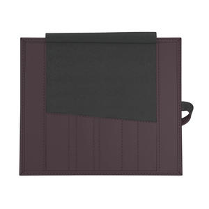 Étui à roulettes en cuir de grande taille pour la vente en gros |   Organisateur d'outils en cuir de vache véritable |   Porte-accessoires de toilettage compact 17 x 15 cm - Product Image 3