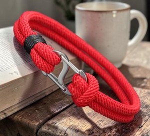 SNH Handmade Adjustable Braided <b>Leather</b> & Cotton Cute Rope <b>Bracelet</b> for Children's-Anniversary All Religious - Product Image 1