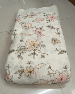 Tela de Algodón Kora, Ancho 44, Diseño Floral, Material Textil para el Hogar, Ropa de Cama, Transpirable, Peso Medio, Estilo Liso Tejido - Product Image 4