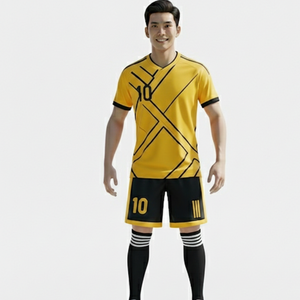 Conjunto de Uniforme de Fútbol Personalizado con Estampado, Transpirable, para Jóvenes, Ropa de Entrenamiento de Fútbol - Product Image 1