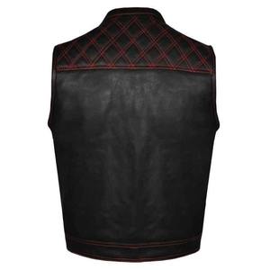 Nuevo Chaleco de Seguridad para Motociclismo de Cuero Personalizado OEM, Resistente al Viento, Talla Grande, para Hombre - Product Image 4