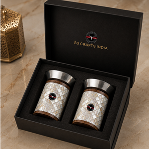 Handmade Modern Organic Acacia Wood Incense Burner Brass Inlay Arabic Style Eco-Friendly Durable Religious Decorative Coriander - Product Image 4