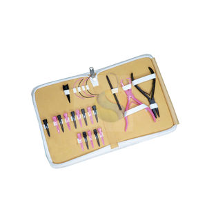 Kit d'outils de pose d'extensions capillaires personnalisables de qualité supérieure – Pinces, aiguilles à boucle et clips en matériau composite pour usage domestique - Product Image 4