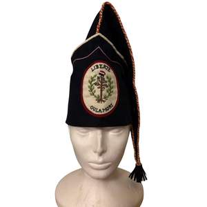 Casquillo de granadero a caballo de la Guardia Napoleónica Francesa, un tipo de gorra de foraje hecha de tela de lana, bordado a mano, material. - Product Image 6